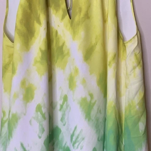 Amanda Uprichard | Julie Rainbow Tie Dye Pocket Sleeveless Halter Maxi Dress S - Picture 7 of 17